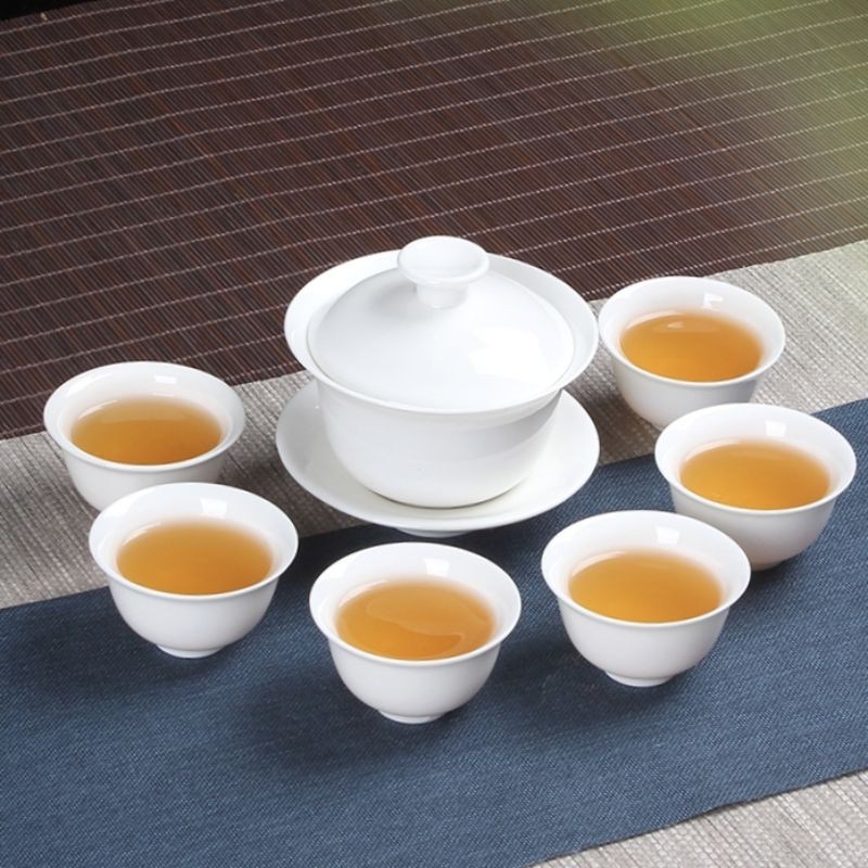 ชุดน้ำชาดินเผา-ถ้วยน้ำชา-แก้วน้ำชาเซรามิกดินเผาอย่างดี-ชุดถ้วย6ใบ