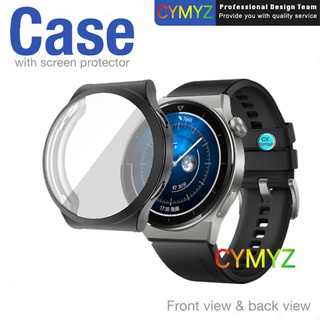 สินค้า เคส huawei watch GT3 GT 3 Pro เคส เคสป้องกันรอบด้าน 360° เคสแบบเต็มจอ เคส huawei watch GT 3 Pro 46mm 43mm เคส เคสป้องกัน เคส huawei GT 3 Pro เคส เคสเต็มจอ