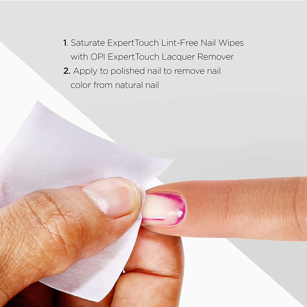 opi-expert-touch-nail-wipes-สำลีไร้ขนรุ่นแข็งพิเศษ-premium-อย่างดี-200-แผ่น