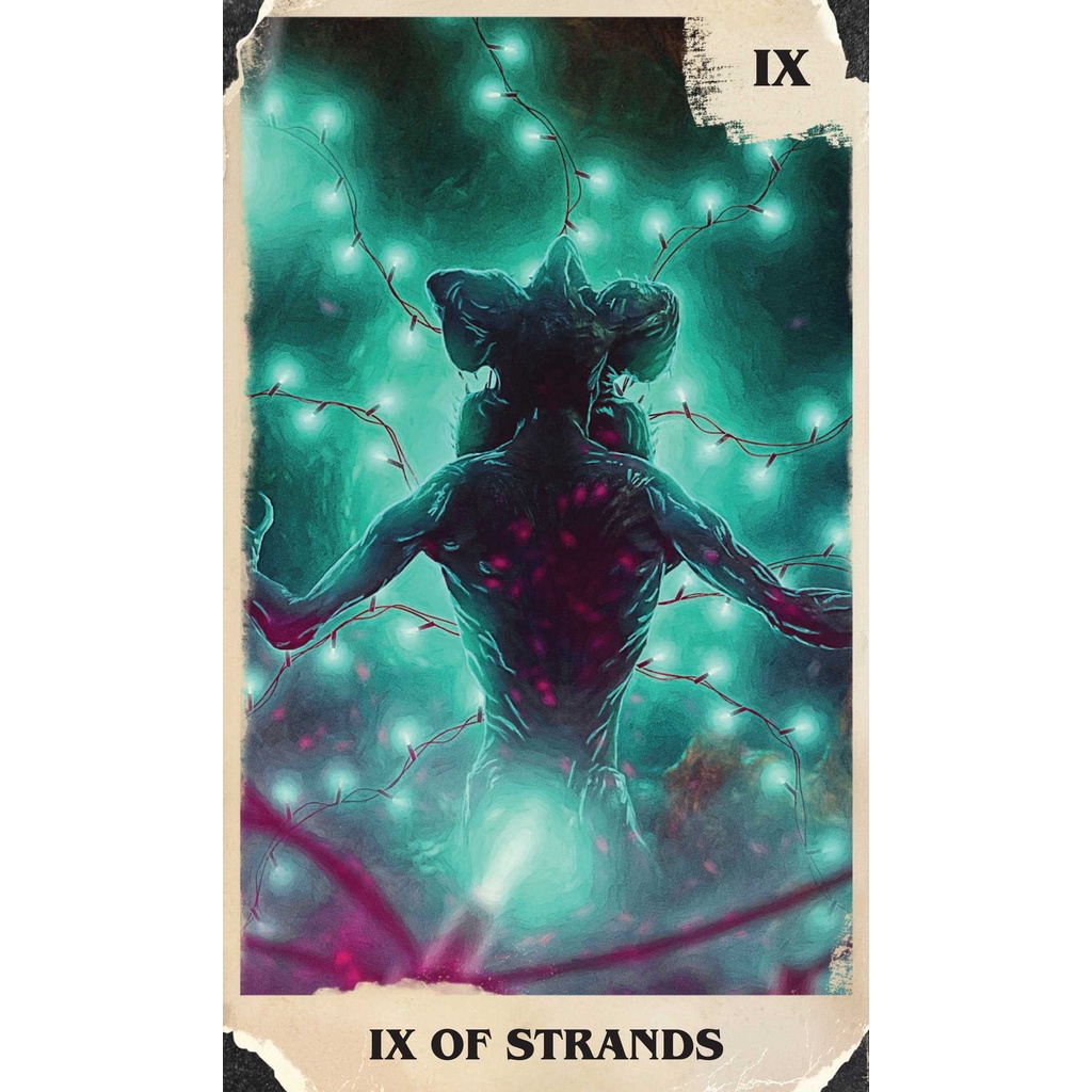 Querida] ไพ่ทาโรต์ ไพ่แท้ Stranger Things Tarot Deck and