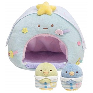 แท้ 100% จากญี่ปุ่น ตุ๊กตา บ้านดาว ซานเอ็กซ์ ซูมิโกะ San-X Sumikko Gurashi House Star Tapioka House Plush Toy (Penguins)