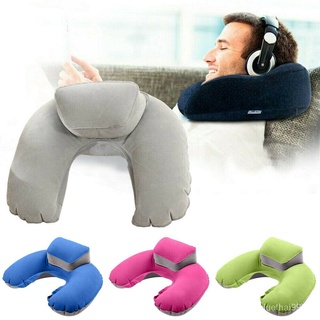 【บลูไดมอนด์】Inflatable Soft Car Travel Head Neck Rest Air Cushion U Pillow Sleep Cushion Z5 Special Design Unique Struct