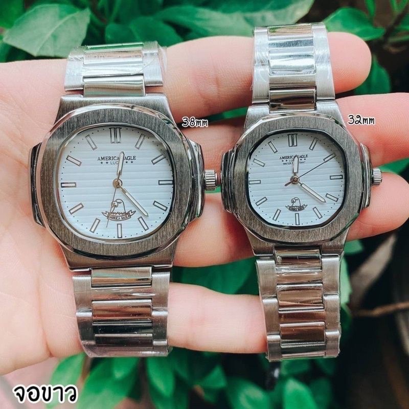 นาฬิกา-นาฬิกา-casio-eg-3305-นาฬิกาข้อมือผู้ชาย-america-eagle-นาฬิกาแท้กันน้ำ-ทรงปาเต๊ะ-ขอบเรียบขัดทราย