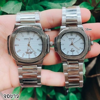 นาฬิกา นาฬิกา casio EG-3305 นาฬิกาข้อมือผู้ชาย America Eagle นาฬิกาแท้กันน้ำ ทรงปาเต๊ะ ขอบเรียบขัดทราย