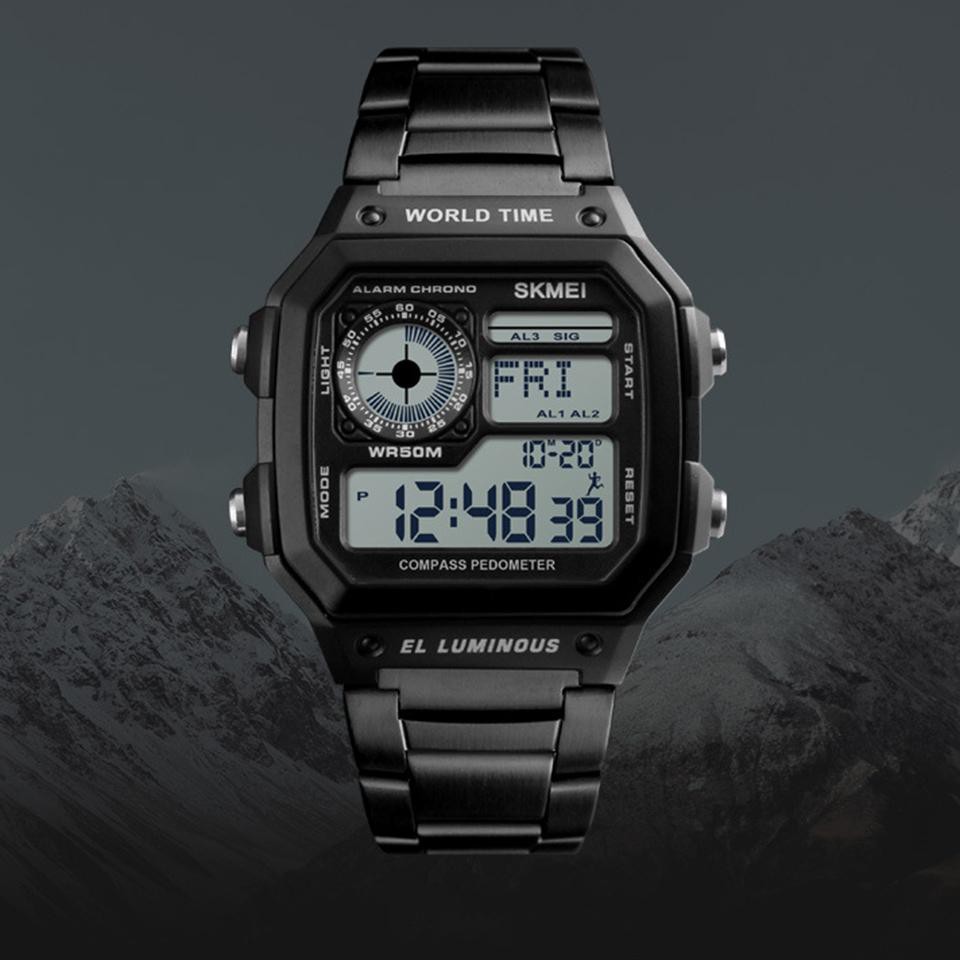ภาพสินค้าSKMEI 1335 นาฬิกาข้อมือ นาฬิกาสปอร์ต นาฬิกากีฬา ระบบดิจิตอล กันน้ำ 100% จากร้าน more24store บน Shopee ภาพที่ 5