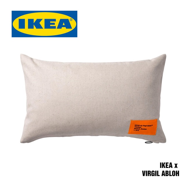 Virgil Abloh x IKEA MARKERAD Cushion Cover Beige - US