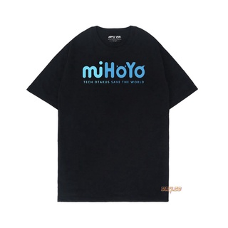 เสื้อยืดผ้าฝ้ายพิมพ์ลายขายดี เสื้อยืดแขนสั้น พิมพ์ลาย Mihoyo Genshin สําหรับเล่นเกม | Dry co.