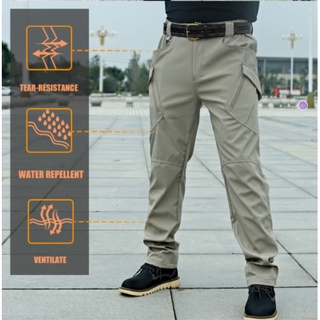 ภาพหน้าปกสินค้าX9 หนายืดกางเกงยุทธวิธีกลางแจ้งกันน้ำกางเกงคาร์โก้หลวมทนต่อการสึกหรอหลายกระเป๋ากองทัพทหาร pants ซึ่งคุณอาจชอบราคาและรีวิวของสินค้านี้