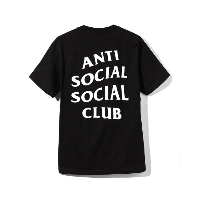 T-shirt Anti Social Social Club SS22 - Bandiera USA, Logo ASSC, Taglia XL, Bianca