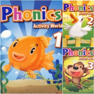 Phonics Activity World 1,2,3 # แบบเรียนฝึกทักษะการอ่านออกเสียงและฝึกผสมคำระดับชั้นอนุบาล