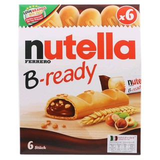 Nutella นูเทลล่าเวเฟอร์สอดไส้ช็อกโกแลตฮาเซลนัต ขนาด​ 132 กรัม