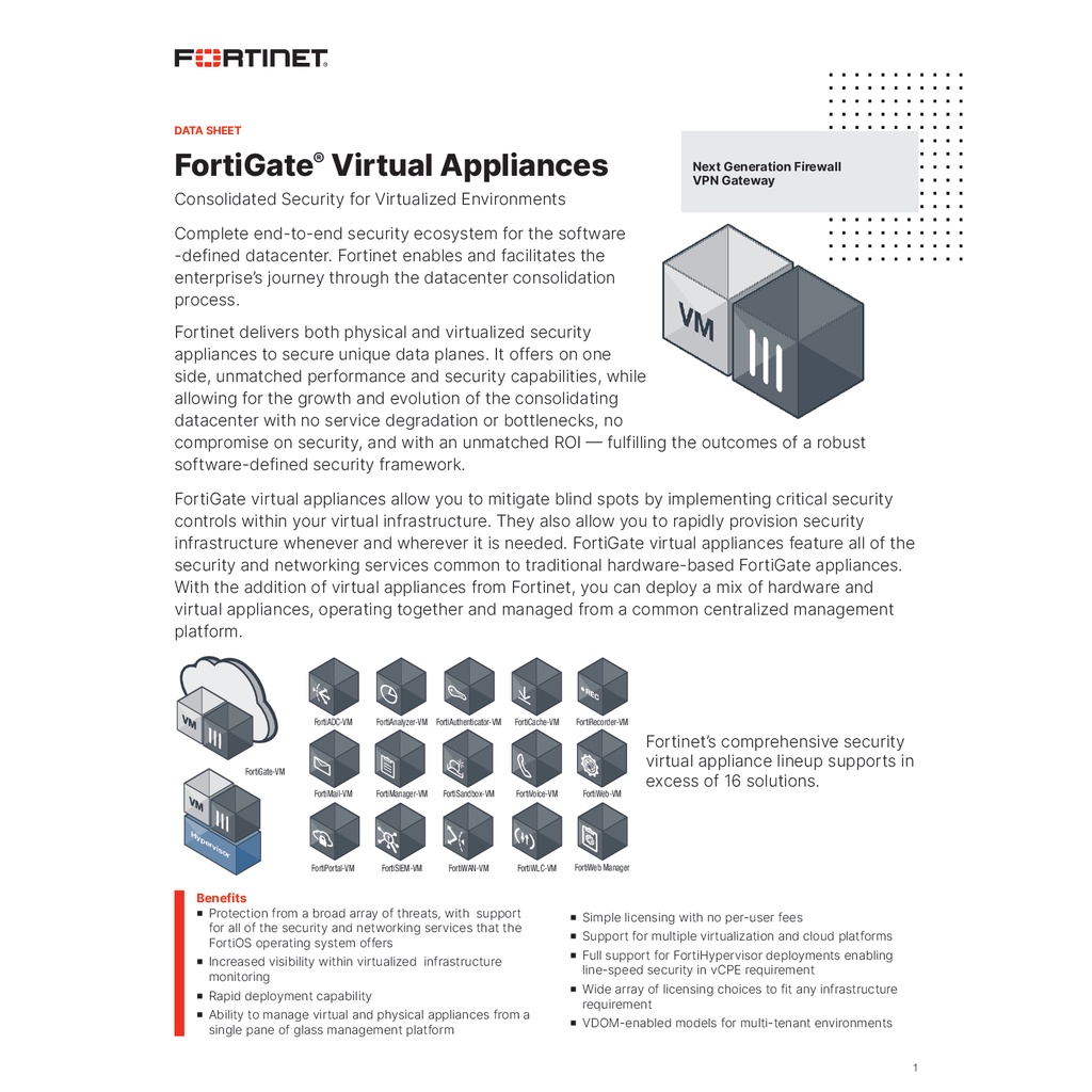 fortinet-fortigate-vm01v-fc-10-fg1vm-963-02-36-บริการรักษาความปลอดภัยและเครือข่ายที่ใช้กันทั่วไปในอุปกรณ์-fortigate