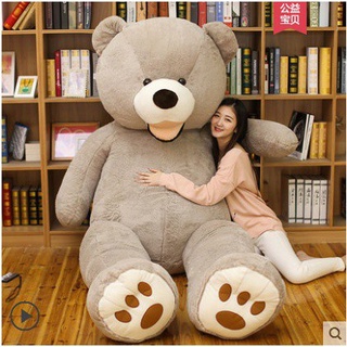 ๑◐✾Unstuffed Big Teddy Bear High Quality Lovely Bear Plush Toys Soft Material 80/100/120/140/160/180/200 CM 4 Colors Uns