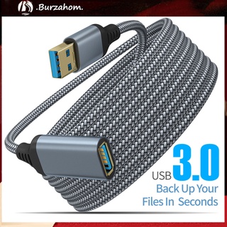 Bur_ สายเคเบิลต่อขยาย Usb 3.0 ตัวผู้ เป็นตัวเมีย ความเร็วสูง สําหรับแล็ปท็อป