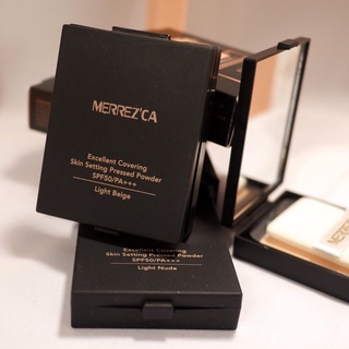 Merrezca Excellent Covering Skin Setting Pressed Powder แป้งพัฟเมอร์เรซกาขนาด7กรัม