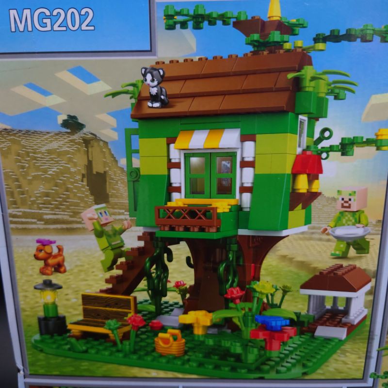 เลโก้-my-world-minecraft-บ้านตากอากาศ-mg202-จำนวน-392-ชิ้น-ราคาถูก-พร้อมส่งทันที-งานคุณภาพ-เล่นได้สนุก