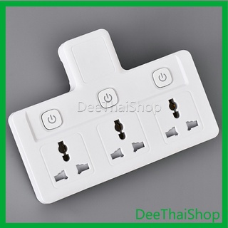 Dee Thai ปลั๊กพ่วงไฟ  กล่องต่อปลั๊กไฟ รางปลั๊กไฟป้องกันไฟฟ้าช็อต  Anti-shock socket