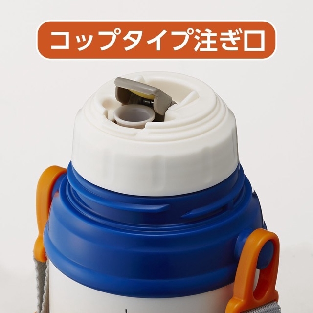 สินค้านำเข้าจากญี่ปุ่น-กระติกน้ำรักษาอุณหภูมิแบบยกดื่ม-600-ml-ลาย-starwars-bb-8-สินค้านำเข้าจากญี่ปุ่น
