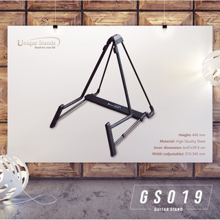 สินค้า Unique Stand GS019 I ขาตั้งกีตาร์พับได้ High Quality Steel