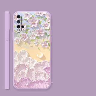 Dmy เคสซิลิโคนนิ่ม ลายดอกไม้ กันกระแทก สําหรับ huawei nova 5T huawei nova 9se 5i 3i 7 7i 7se 4e 3 8 8i 2 lite 9 Y6P Y7A Y9 prime 2019