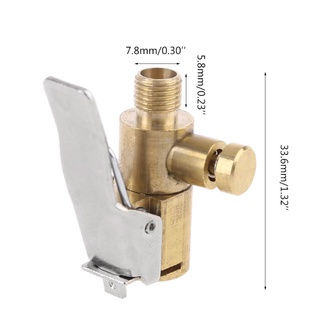 Com* Tire Chuck - อะแดปเตอร์หัวปั๊มลมยางรถยนต์สําหรับ Inflator Gauge Compressor