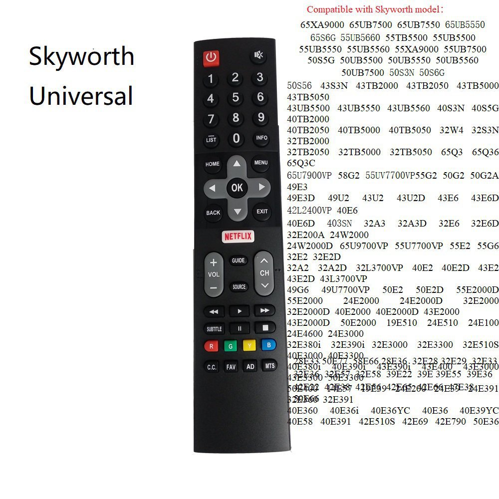 รีโมตคอนโทรล-coocaa-skyworth-smart-tv-เข้ากันได้กับ-skyworth-tv-ทุกรุ่น