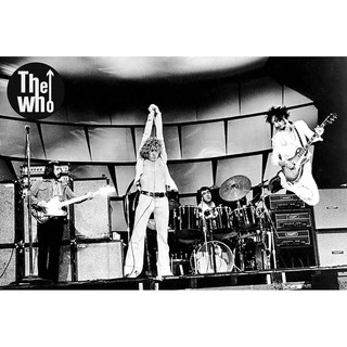 โปสเตอร์ รูปภาพ วงดนตรี The Who เดอะฮู โปสเตอร์ ติดผนัง สวยๆ ภาพติดผนัง poster