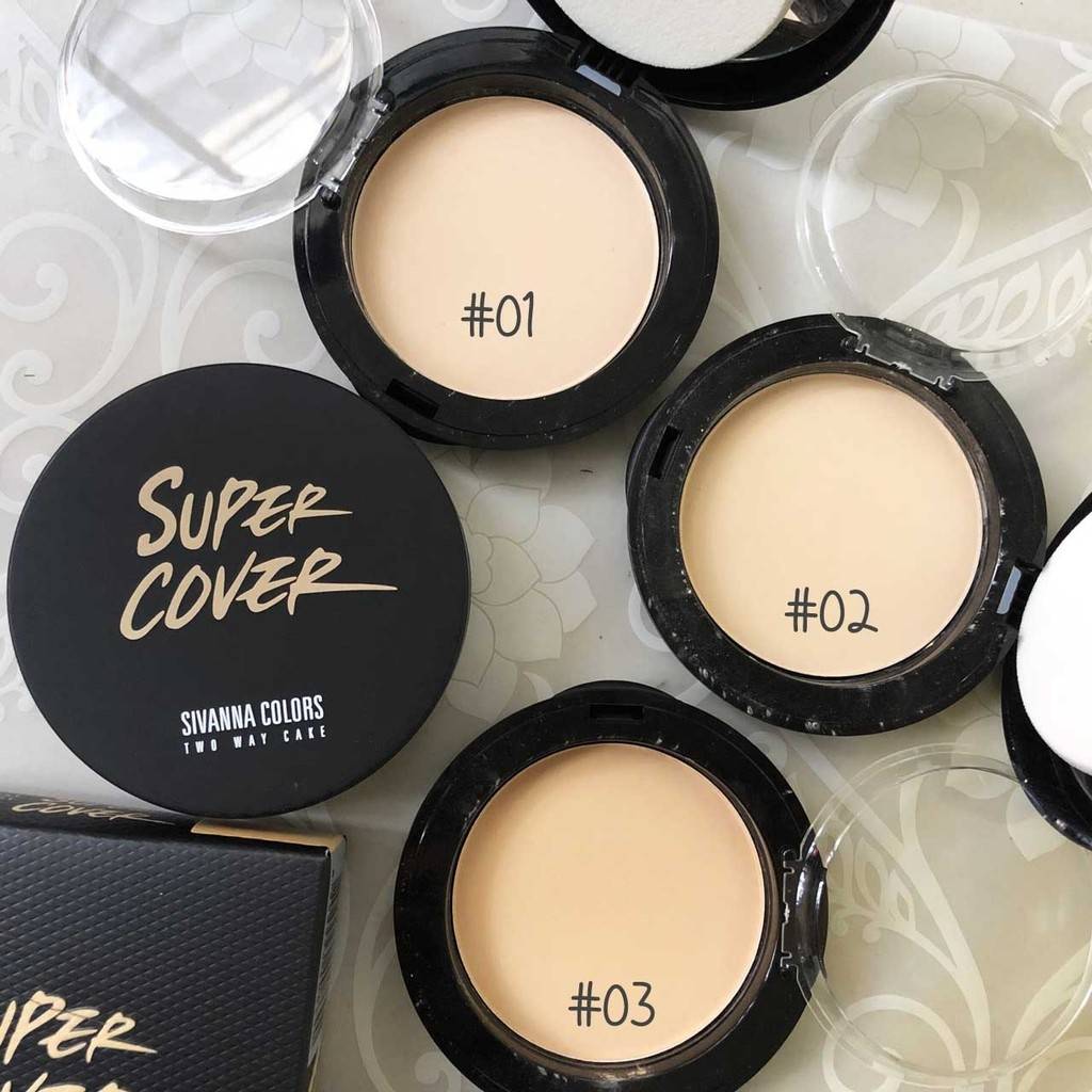 sivanna-super-cover-two-way-cake-powder-hf201-ซิวานน่า-แป้งผสมรองพื้น-x-1-ชิ้น-alyst