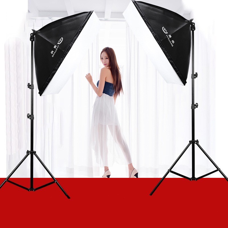 softbox-50-70-โคมไฟซอฟบ็อกซ์-พร้อมขาตั้งไฟ2เมตร