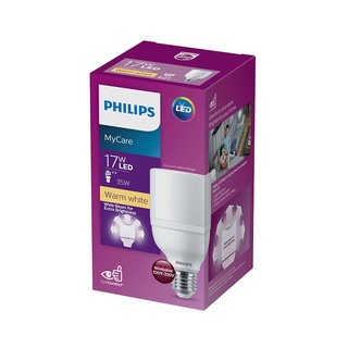 Chaixing Home หลอดไฟ LED 17 วัตต์ Warm White PHILIPS รุ่น LEDBRIGHT T70 E27