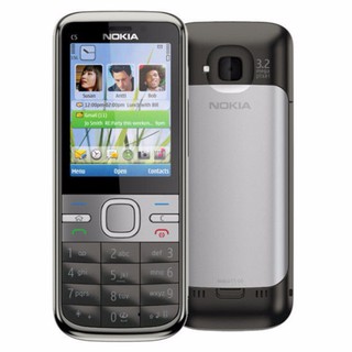 โทรศัพท์มือถือโนเกียปุ่มกด  NOKIA C5 ( สีดำ ) 3G/4G รุ่นใหม่2020 รองรับภาษาไทย