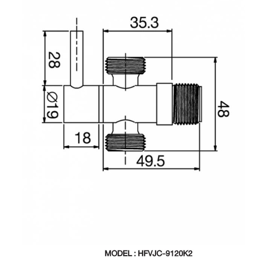 vrh-bonny-hfvjc-9120k12-สต๊อปวาล์ว-3ทาง-stop-valve-สต๊อปวาล์ว-สามทาง-สแตนเลส-304