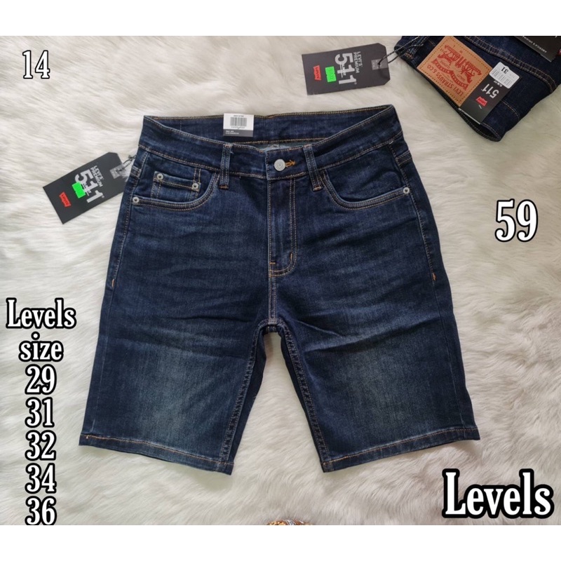 levis-511-กางเกงยีนส์ขาสั้นแบรนด์