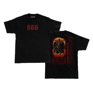 เสื้อยืด โอเวอร์ไซซ์ พิมพ์ลาย Baphomet Lucifer Streetwear 666S-5XL