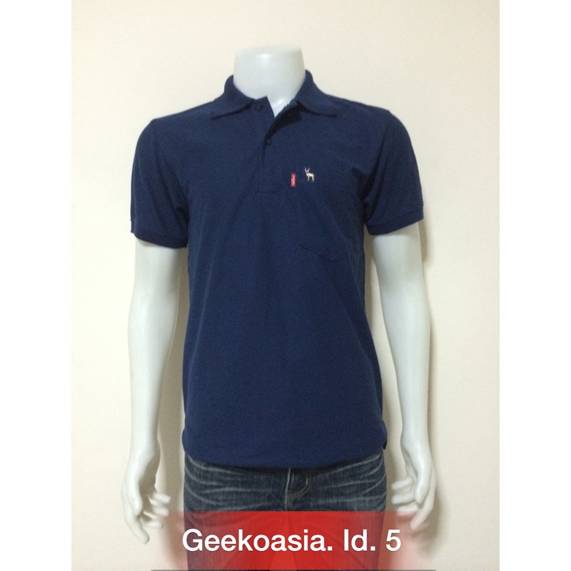 เสื้อโปโล-geeko-ตรากวาง-สีกรมท่า