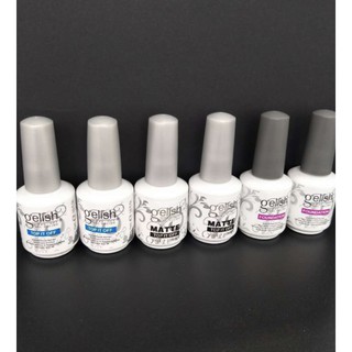 Gelish Base Coat gel  / Top Coat gel / Matte Coat gel 15 ml ขวดใหญ่ อบแห้งไว้ ไม่ต้องเช็ดออก gelpolish🌈