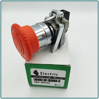 ภาพหน้าปกสินค้าMODEL: XB4-BS542 EMERGENCY SWITCH 22/25MM.สวิตซ์ปุ่มกดหัวเห็ดกดล็อคแดง 22/25มิล Ith:10A NC  AC15:240V 3A ที่เกี่ยวข้อง