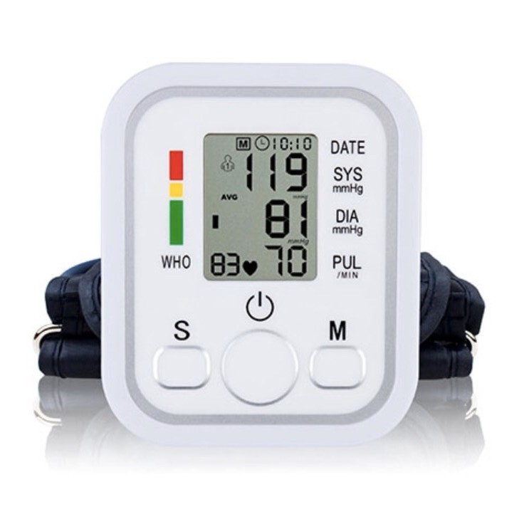 JZIKI Electronic Blood Pressure Monitor เครื่องวัดความดันแบบพกพา หน้าจอ