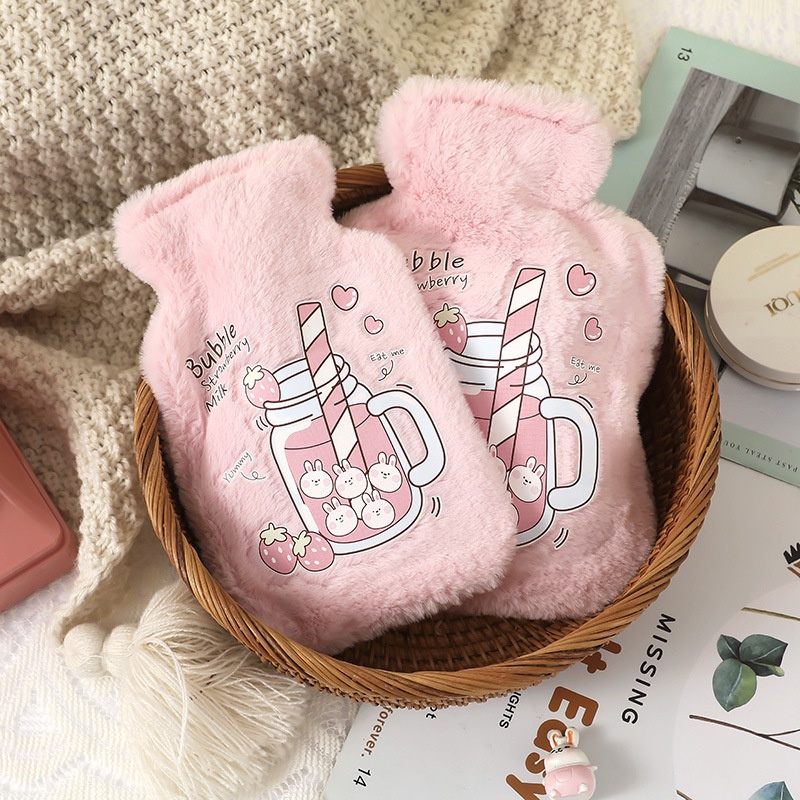 พร้อมส่ง-กระเป๋าน้ำร้อน-500-750ml-ลายการ์ตูนน่ารัก-ถุงประคบร้อน-คลายหนาวแก้ปวดเมื่อย