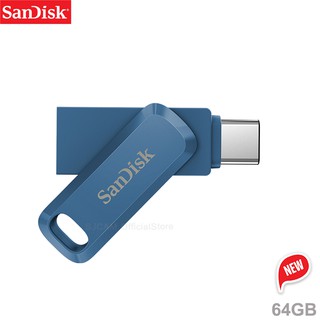 ภาพขนาดย่อของภาพหน้าปกสินค้าSANDISK ULTRA DUAL DRIVE GO USB TYPE-C 64GB BLUE (SDDDC3-064G-G46NB) แฟลชไดรฟ์ ไดร์ฟ OTG สำหรับโทรศัพท์ แทปเลท คอม PC จากร้าน sjcam_officialstore บน Shopee