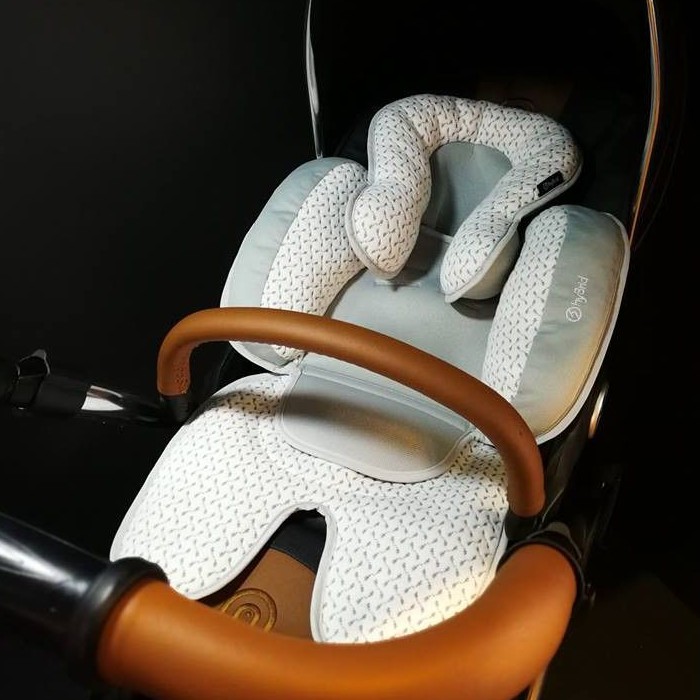ภาพสินค้าพร้อมส่ง ​ Babyinstyle - Head & Body Support ซัพพอร์ตทารก เบาะรองรถเข็น​ เบาะรองคาร์ซีท​ ผ้ารองกันเปื้อน พรีเมี่ยม​​​ จากร้าน babyinstyle บน Shopee ภาพที่ 1