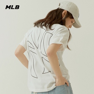 ภาพหน้าปกสินค้าพร้อมส่ง Mlb เสื้อยืดแขนสั้นลายโลโก้ New York สีขาวแฟชั่นฤดูร้อน Ts3 ที่เกี่ยวข้อง