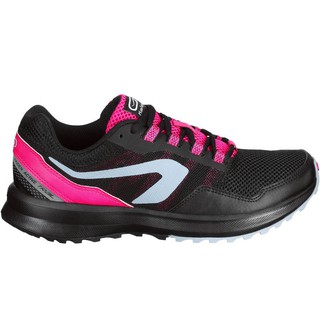 (แจกส่วนลด 100 บาท ใช้โค๊ด NEWYYLV) รองเท้าวิ่งจ็อกกิ้งสำหรับผู้หญิงรุ่น RUN ACTIVE GRIP (สีดำ/ชมพู)