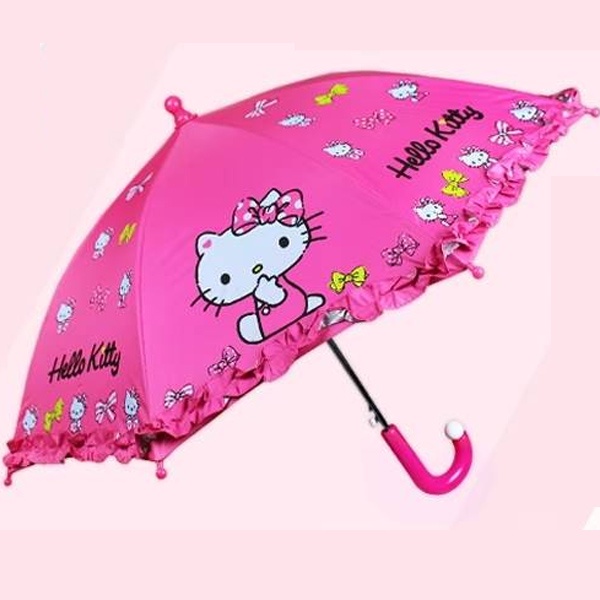 ภาพหน้าปกสินค้าร่มเด็ก ร่มเด้กลายคิตตี้ ลิขสิทธิ์ถูกต้อง ร่มเด็ก 16นิ้ว สีชมพู จากร้าน umbrella_js บน Shopee