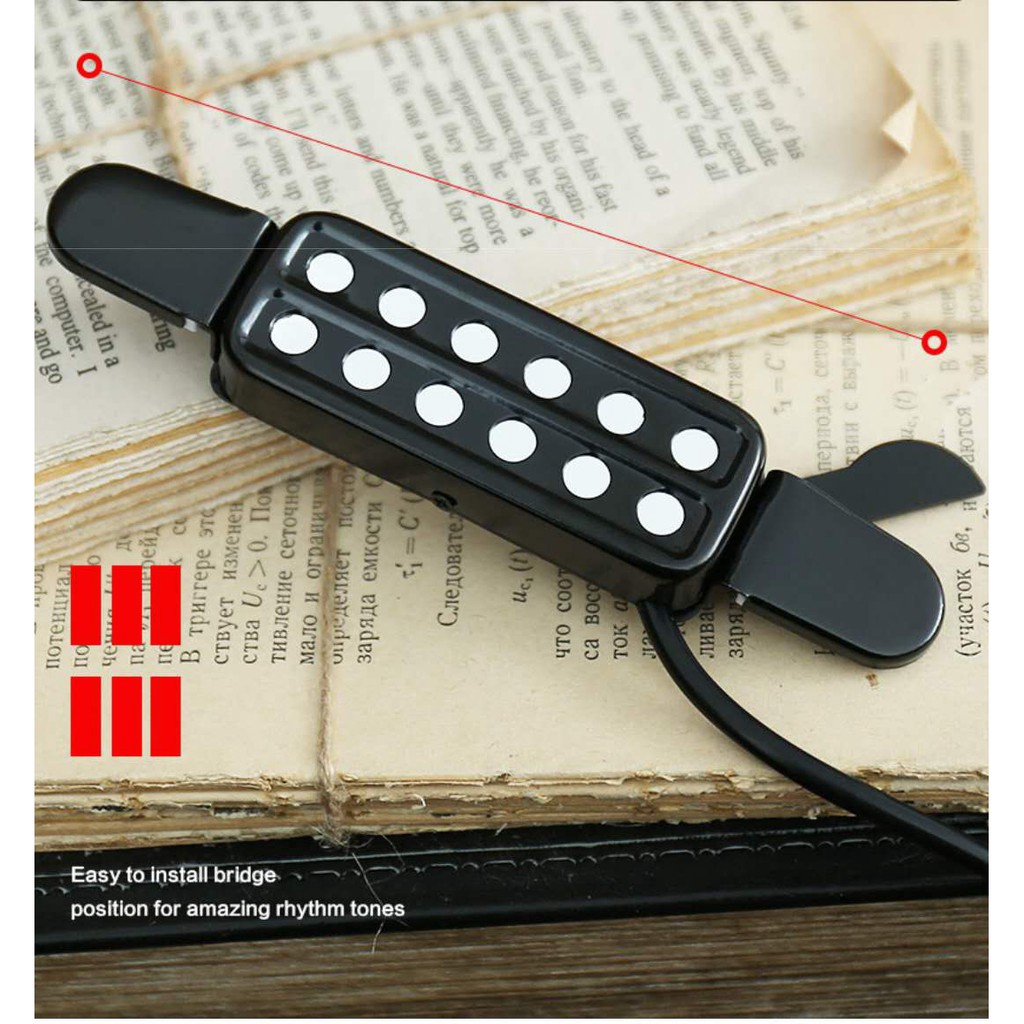 อุปกรณ์กีต้าร์อะคูสติก-clip-on-pickup-audio12-hole