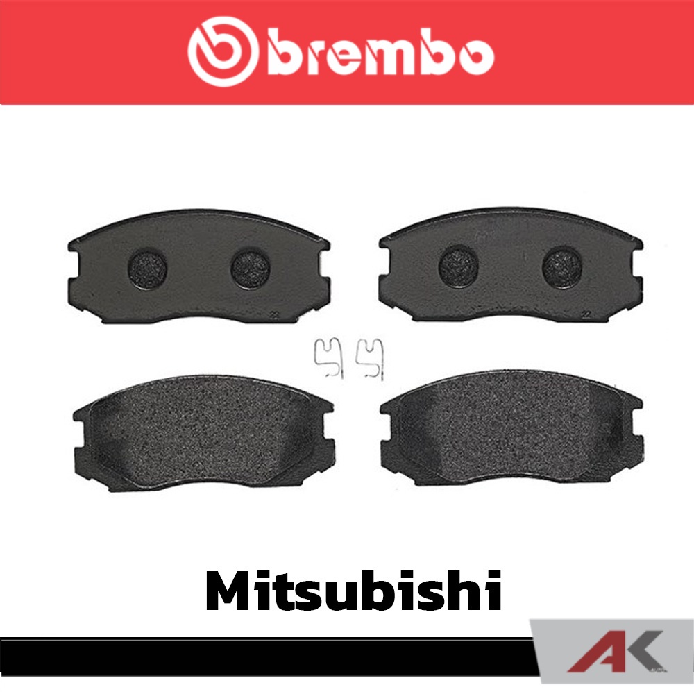 ผ้าเบรกหน้า-brembo-โลว์-เมทัลลิก-สำหรับ-mitsubishi-lancer-e-car-1993-ck2-1996-lancer-e-car-1993-ck2-1996