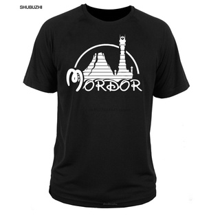 เสื้อโอเวอร์ไซ - ผู้ชายผ้าฝ้ายเสื้อยืด Mordor สไตล์โลโก้ Tshirt สําหรับผู้ชายฤดูร้อนแบรนด์แฟชั่นเสื