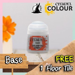 (Base) CELESTRA GREY : Citadel Paint แถมฟรี 1 Floor Tile