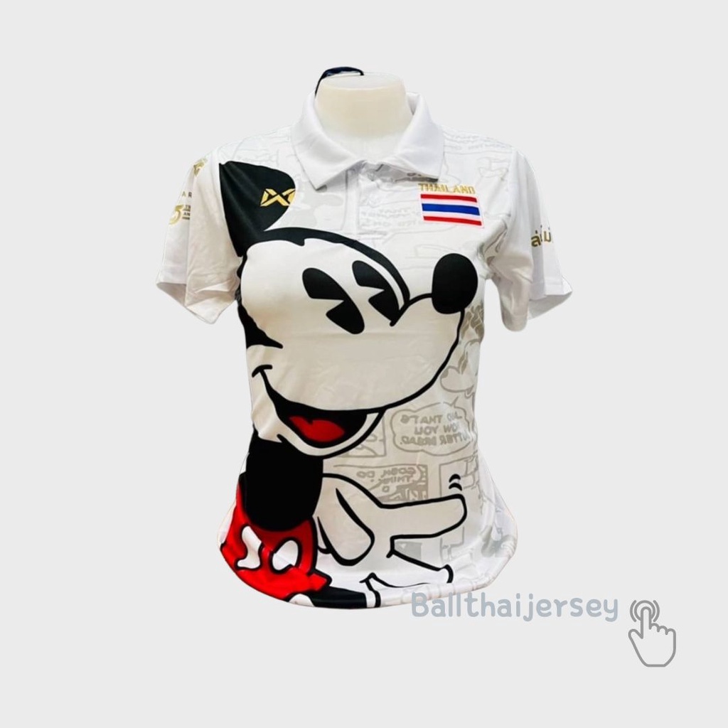 เสื้อบอลมิกกี้แฮปปีแฮปปี-mickeyhappyhappy-มีบริการเก็บเงินปลายทางจ้า