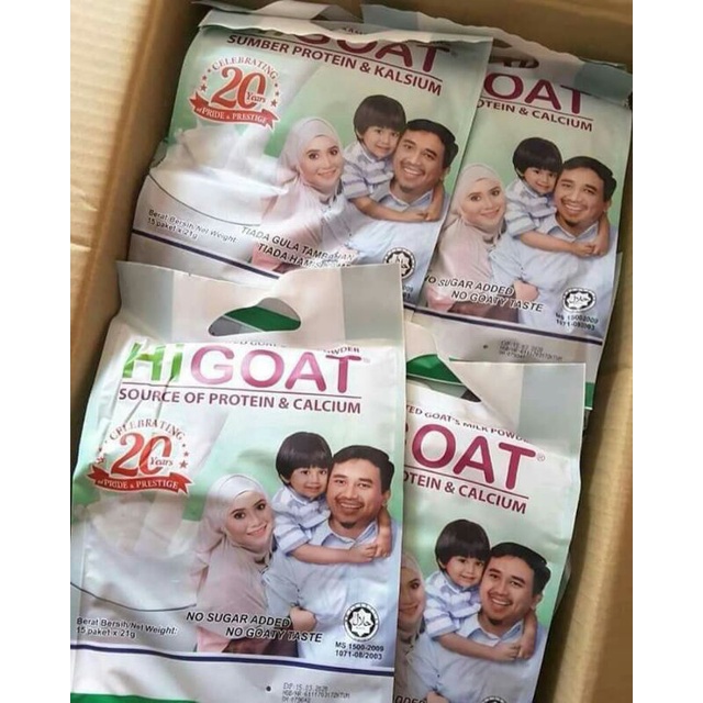 ภาพหน้าปกสินค้านมแพะ HiGOAT. ( Source of protein & calcium ) จากร้าน husnieshareef บน Shopee